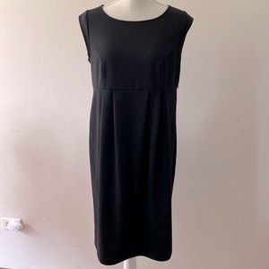 Liz Lange Maternity women’s black sleeveless dress back zipper closure sz S/P